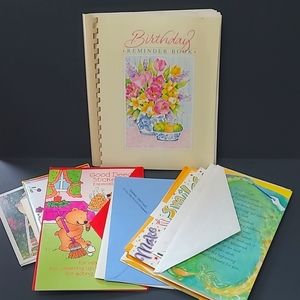 Vintage Birthday Reminder Book